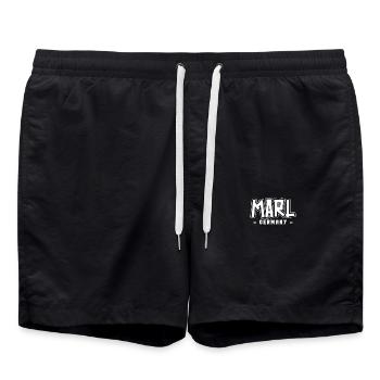 Marl Marlerin Marler Stadt Marl - Short de bain - noir - Devant - AI Model Male 185 light (185cm)