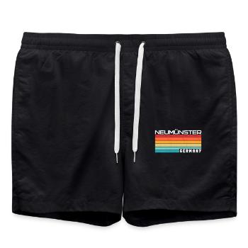 Neumünster Neumünsteranerin Neumünsteraner - Short de bain - noir - Devant - AI Model Male 185 light (185cm)