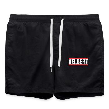 Velbert Velberterin Velberter Stadt Velbert - Badeshorts - Schwarz - Vorne - AI Model Male 185 light (185cm)
