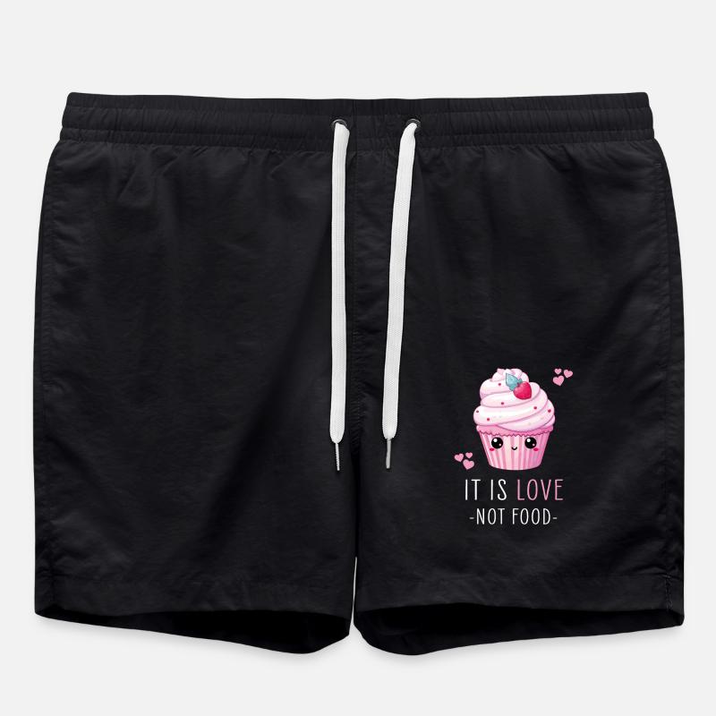 Cupcake Kawaii - Swim Trunks - black