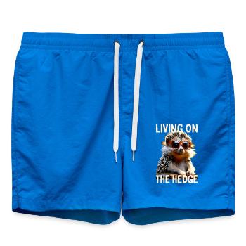 Igel Living on the Hedge Stacheltier Liebe Igel - Badeshorts - Cobalt blue - Vorne