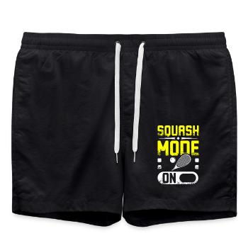 Squash mode on - Swim Trunks - black - Front - AI Model Male 185 light (185cm)