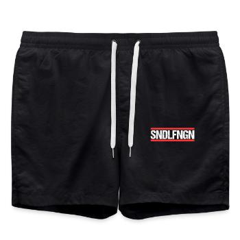 Sindelfingenerin Sindelfingener Sindelfingen - Badeshorts - Schwarz - Vorne - AI Model Male 185 light (185cm)
