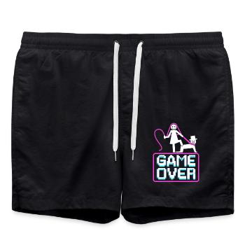 Enterrement de vie de garçon grondant enterrement de vie de garçon - Short de bain - noir - Devant - AI Model Male 185 light (185cm)