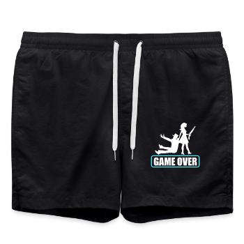 Enterrement de vie de garçon grondant enterrement de vie de garçon - Short de bain - noir - Devant - AI Model Male 185 light (185cm)