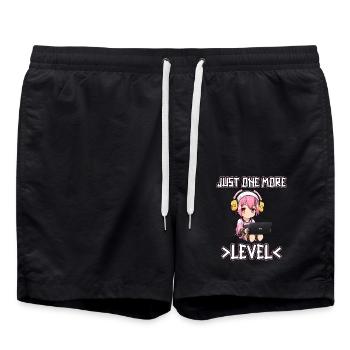 Gaming Console PC Gamer Girl Gamer Girl - Swim Trunks - black - Front - AI Model Male 185 light (185cm)