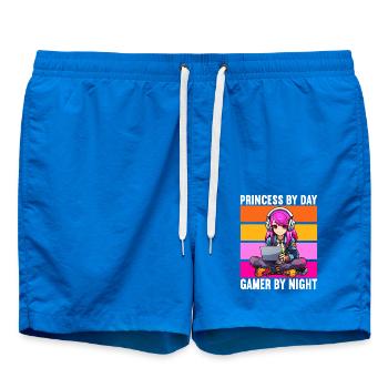Gaming Console PC Gamer Girl Gamer Girl - Swim Trunks - cobalt blue - Front