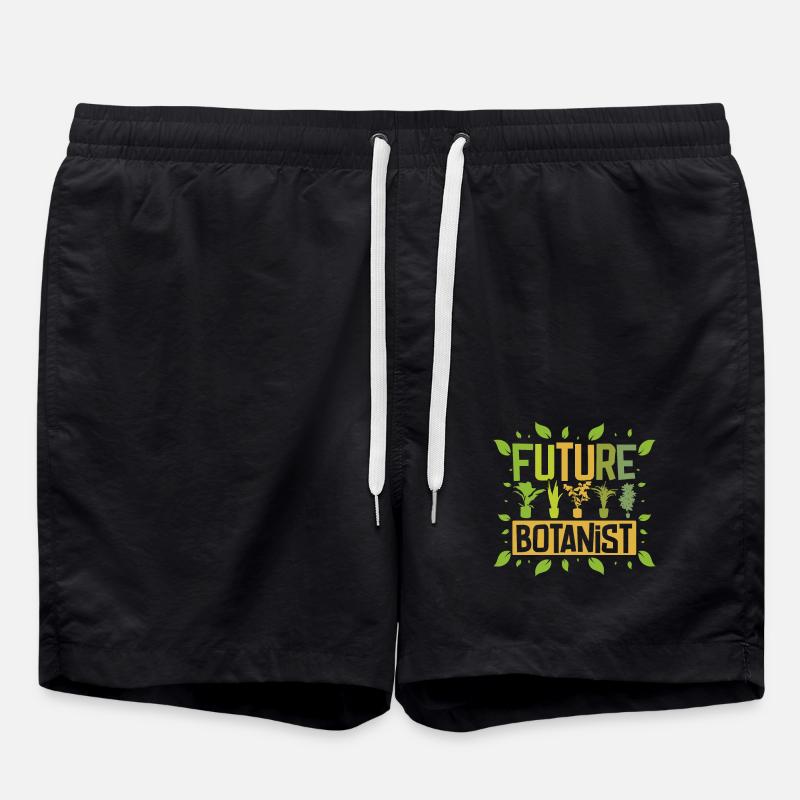 Future Horticulturist Botanist - Swim Trunks - black