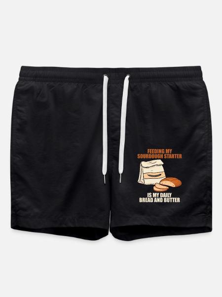 Saurdough Starter - Swim Trunks - black