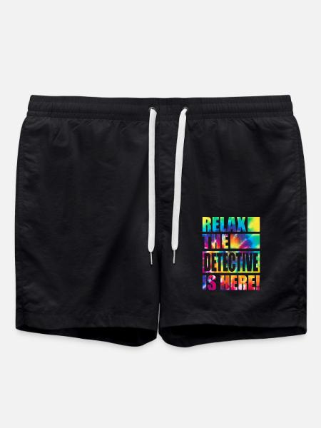 Drôle de détective - Short de bain - noir