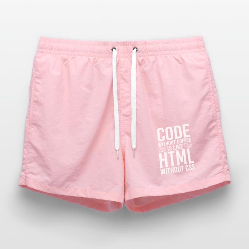 Coder Coffee Gift Swim Trunks