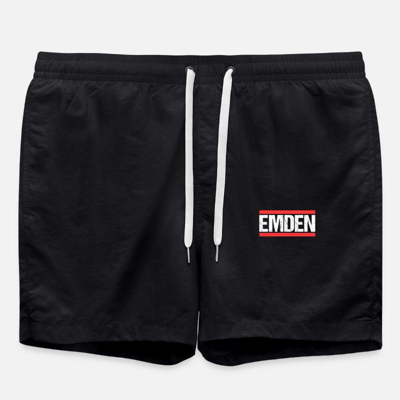 Emdenerin Emdener Emden - Swim Trunks - black