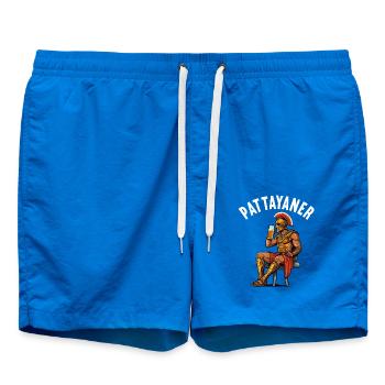 Vintage Thaïlande Thaïlande Pattayaner Pattaya - Short de bain - cobalt blue - Devant