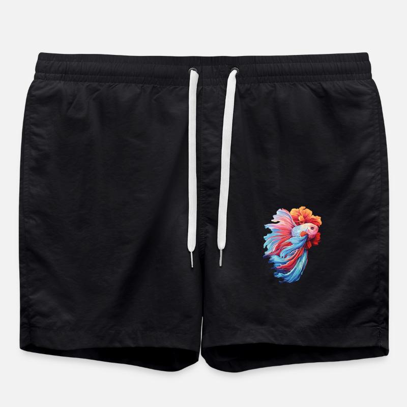 Bettafish Poisson - Short de bain - noir