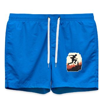 Parkour Freerunning - Swim Trunks - cobalt blue - Front