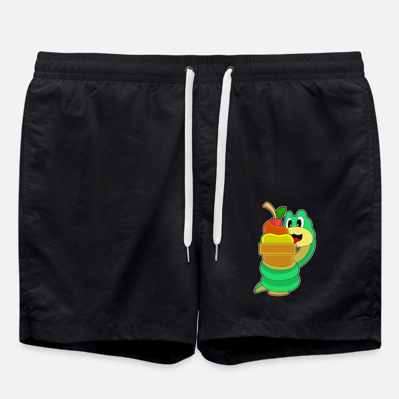 Snake waffle ice cream - Swim Trunks - black
