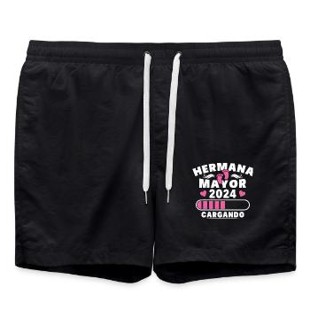 Grande Sœur 2024 - Short de bain - noir - Devant - AI Model Male 185 light (185cm)