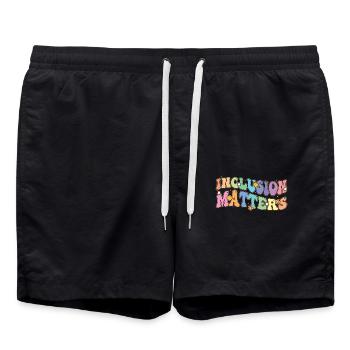 Issues of inclusion design - Inclusion - Swim Trunks - black - Front - AI Model Male 185 light (185cm)