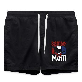 Fête des mères Mère Sambo Maman - Short de bain - noir - Devant - AI Model Male 185 light (185cm)
