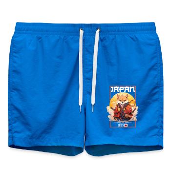 Asia Corki Japanese Samurai Samurai - Swim Trunks - cobalt blue - Front