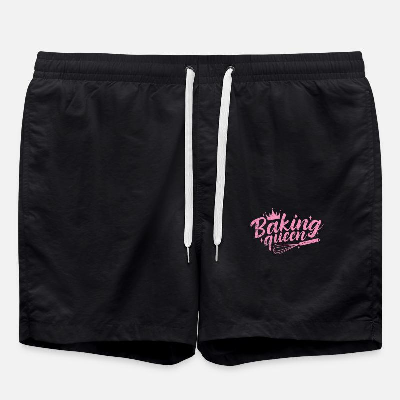 Baking Queen Konditor Torte - Badeshorts - Schwarz