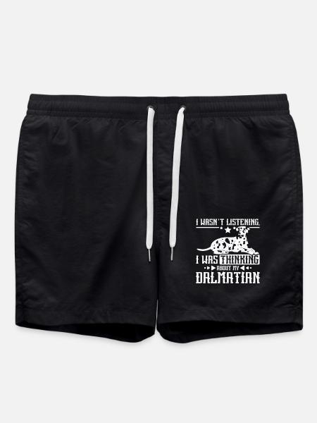 Je pensais à mon dalmatien - Short de bain - noir