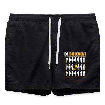 Havanese Be Different - Swim Trunks - black - Front - AI Model Male 185 light (185cm)