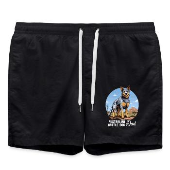 Hund Bouvier australien - Short de bain - noir - Devant - AI Model Male 185 light (185cm)