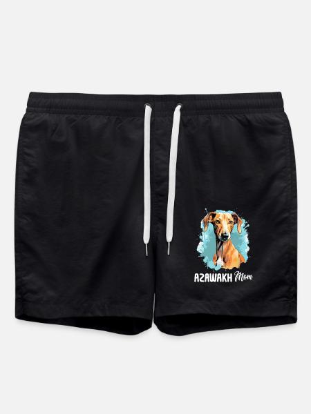 Chien Azawakh - Short de bain - noir