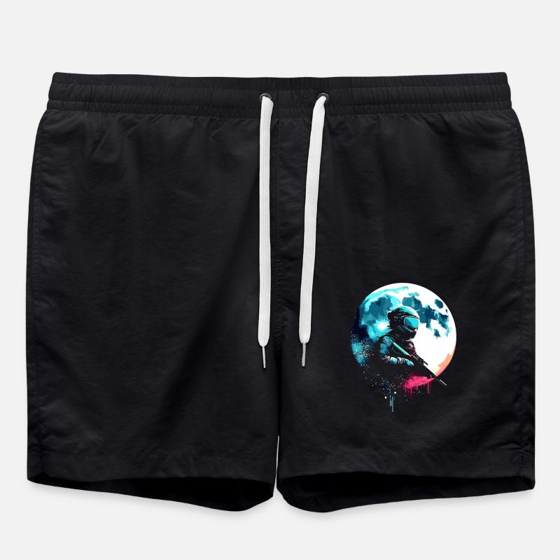 Paintball Moonlight Sniper - Swim Trunks - black