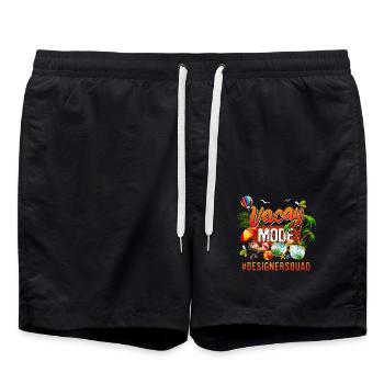 Designer Vacation Group #Designersquad - Swim Trunks - black - Front - AI Model Male 185 light (185cm)