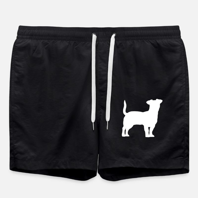 Jack Russell Terrier - Badeshorts - Schwarz