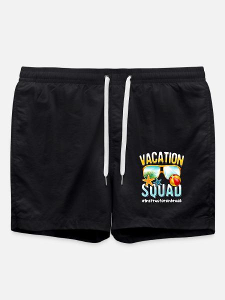 Instructeur Vacation Squad #Instructoronbreak - Short de bain - noir
