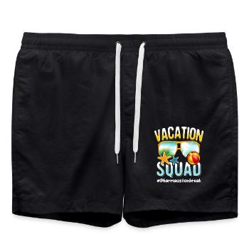 Pharmacien Vacation Squad #Pharmacistonbreak - Short de bain - noir - Devant - AI Model Male 185 light (185cm)