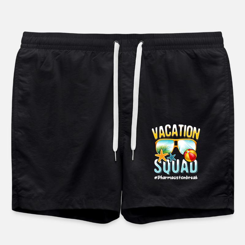 Pharmacien Vacation Squad #Pharmacistonbreak - Short de bain - noir