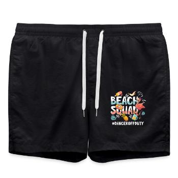 Groupe de plage de vacances de danseur - Short de bain - noir - Devant - AI Model Male 185 light (185cm)