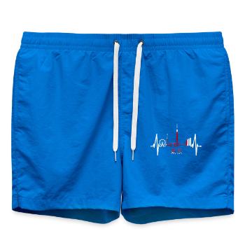 Tokyo Skyline Heartbeat Japan Heart I Love Tokyo - Short de bain - cobalt blue - Devant