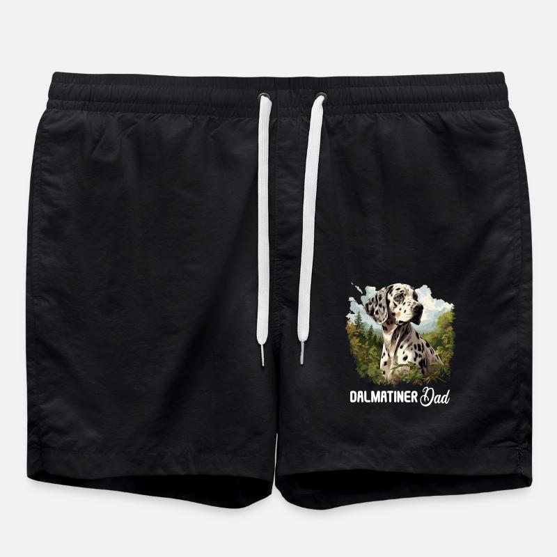 Chien Dalmatien - Short de bain - noir