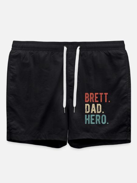 Brett Dad Held - Badeshorts - Schwarz