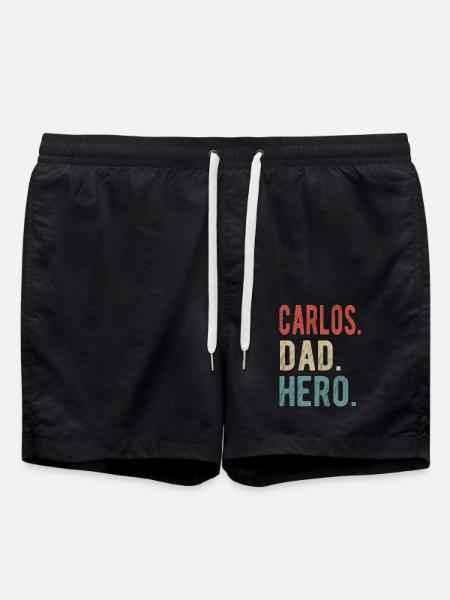 Carlos Dad Hero - Swim Trunks - black