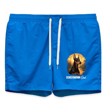 Chien Doberman - Short de bain - cobalt blue - Devant