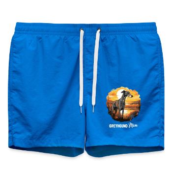 Dog Greyhound - Swim Trunks - cobalt blue - Front