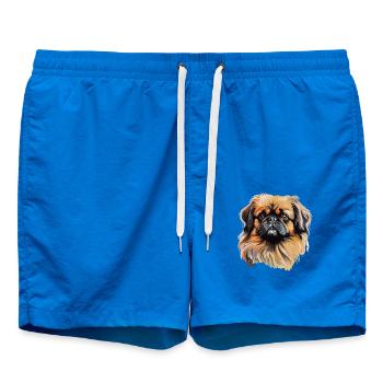 Pekingese - Badeshorts - Cobalt blue - Vorne