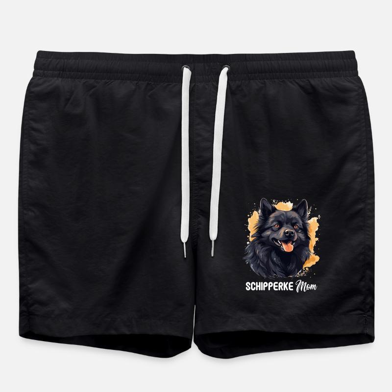 Schipperke - Swim Trunks - black