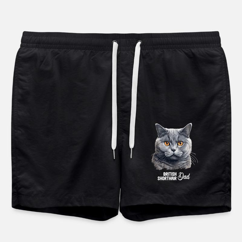 British Shorthair - Short de bain - noir