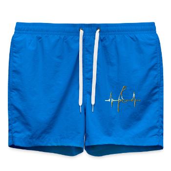 Sylt Skyline Nordsee Herzschlag Nordfriesen Sylter - Badeshorts - Cobalt blue - Vorne
