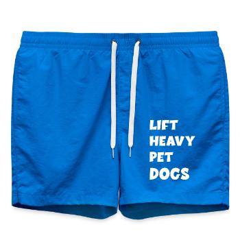 Lift Heavy Pet Dogs - Badeshorts - Cobalt blue - Vorne