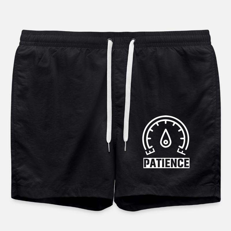 Patience - Swim Trunks - black