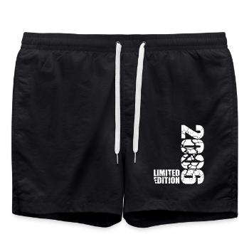 18th Birthday 2006 Vintage - Swim Trunks - black - Front - AI Model Male 185 light (185cm)