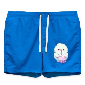 Inséparable kawaii boit Boba Bubble Tea Chibi - Short de bain - cobalt blue - Devant